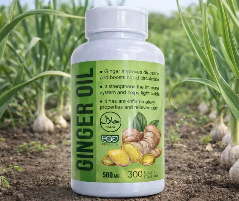   Suyuq kapsulalardagi zanjabil yog‘i