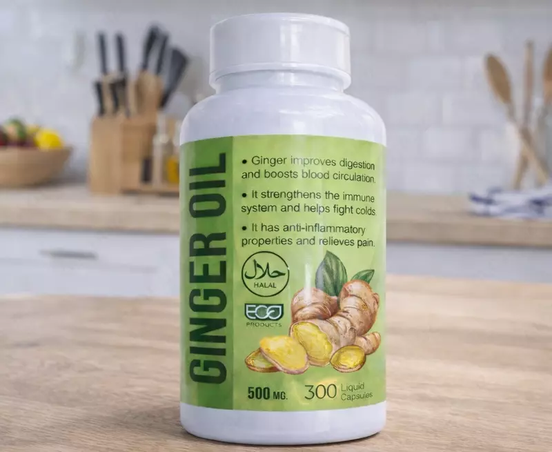  Suyuq kapsulalardagi zanjabil yog‘i Chakana savdo