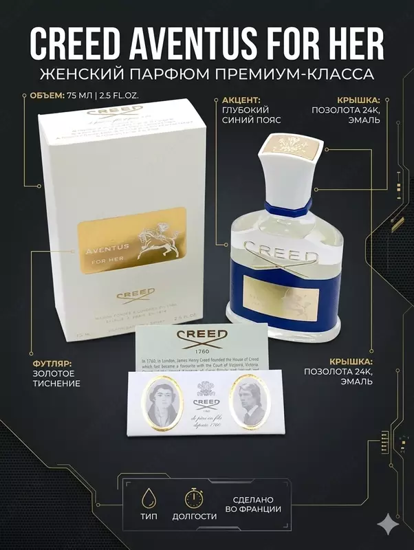  Парфюмерная вода Creed Aventus For Her 75 мл - 
