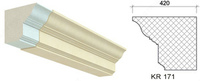  Карниз лепнина из пенопласта KR-171 - 