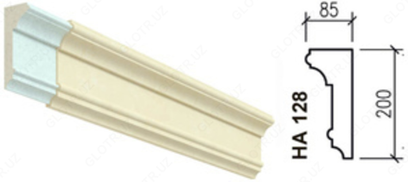 Наличник фасадный HA-128