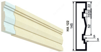 Fasad tavanining chekkasi HA-122 - Narx so&#039;rov asosida