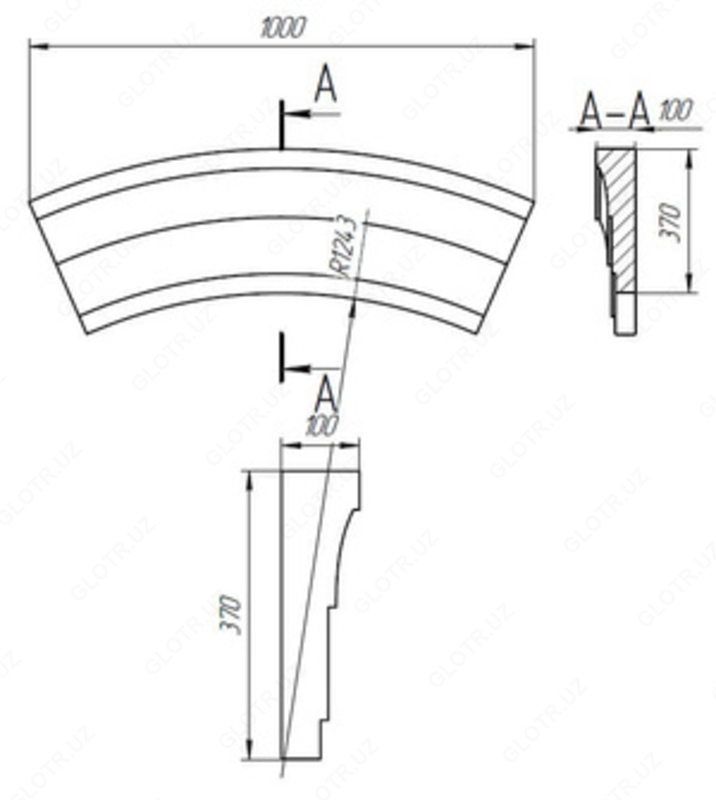 Радиусный элемент RAD-016
