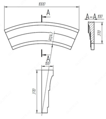 Радиусный элемент RAD-016