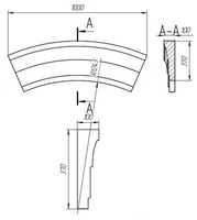 Радиусный элемент RAD-016 - по запросу