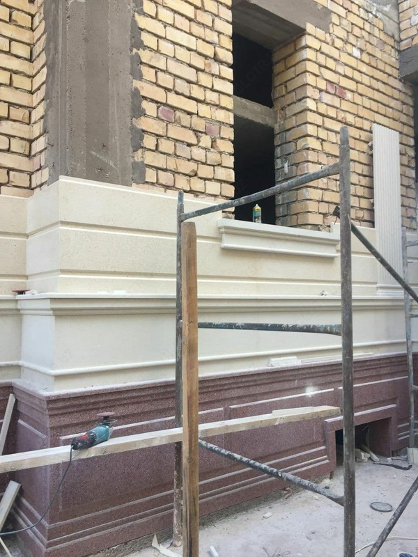 по запросу Облицовка и отделка фасада травертином