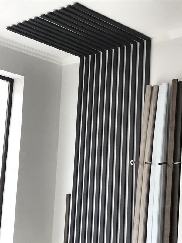 Потолочные и настенные рейки из МДФ Декоративные панели