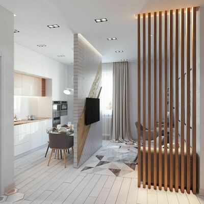 Реечная перегородка