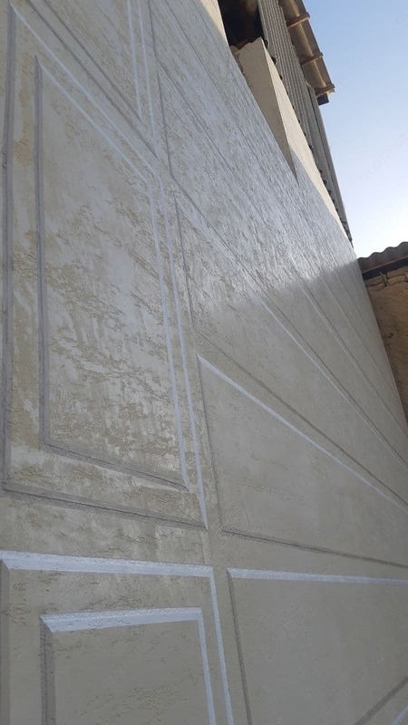 Отделка фасада травертином