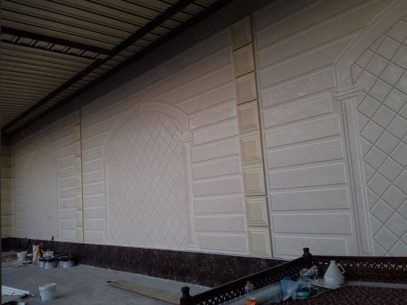 Отделка внутренних стен травертином - по запросу