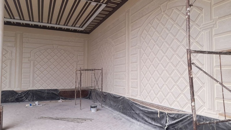 Отделка внутренних стен травертином Травертин Самарканд