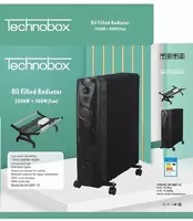 Масляный радиатор отопления Technobox Цвет черный