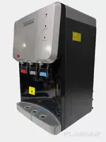 Мини кулер для воды TECHNOBOX  Черно-серебристый  3 режима  с защитой для детей