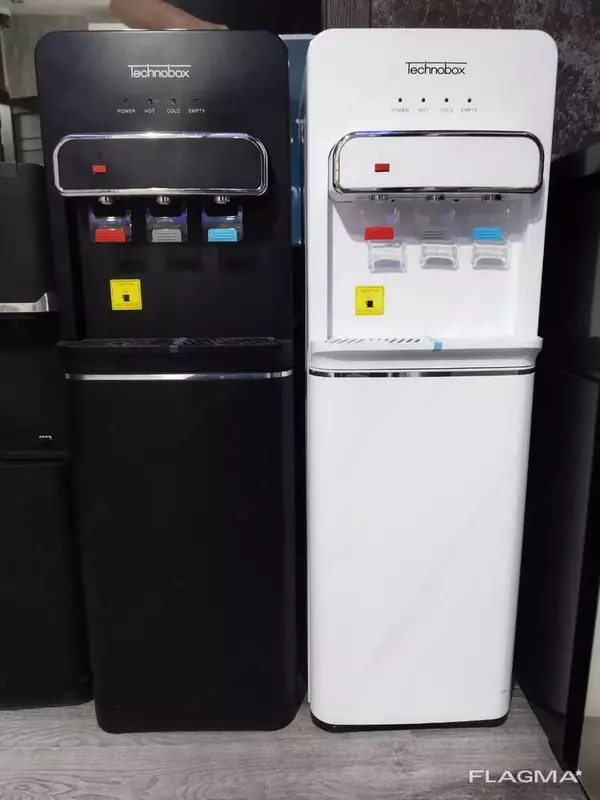 Кулера для воды TECHNOBOX  нижняя загрузка  BLACK  WHITE