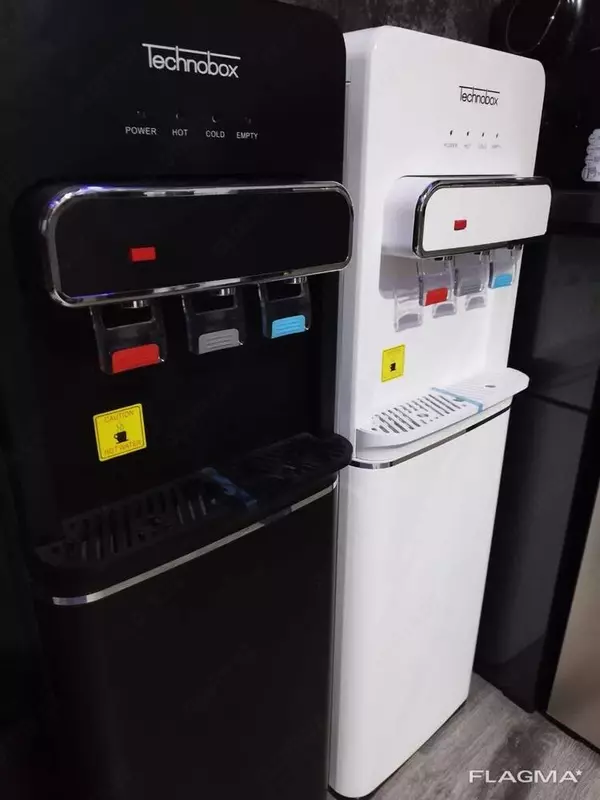  Кулера для воды TECHNOBOX  нижняя загрузка  BLACK  WHITE - 