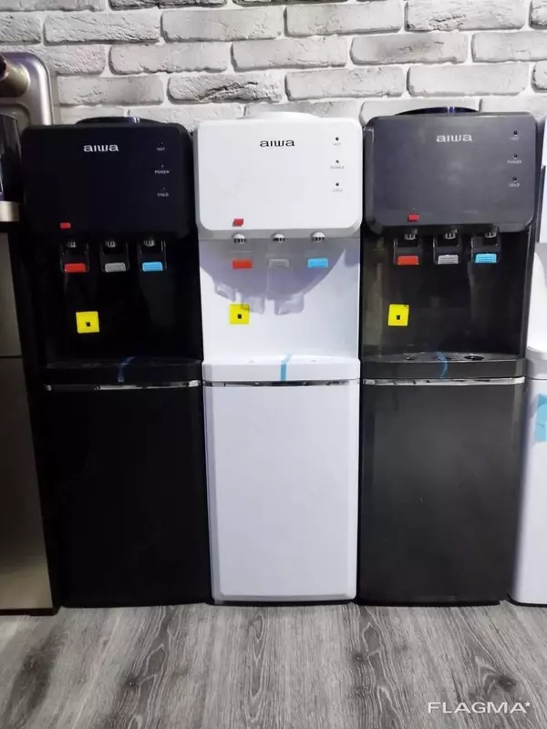 Кулера для воды AIWA  с холодильником  BLACK  WHITE  GREY
