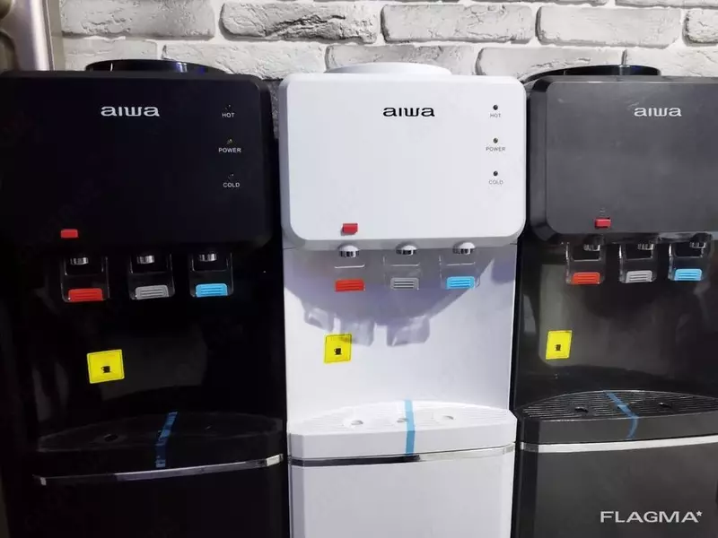 Кулера для воды AIWA  с холодильником  BLACK  WHITE  GREY - 