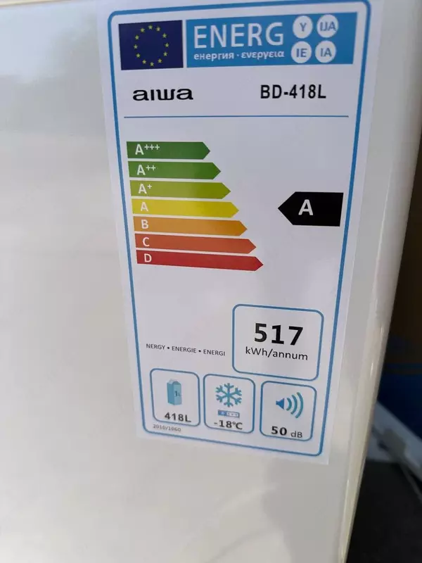 6 110 000 сум Морозильник Aiwa BD-418L