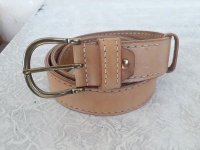 Прочный кожаный ремень El-Nur leather craft