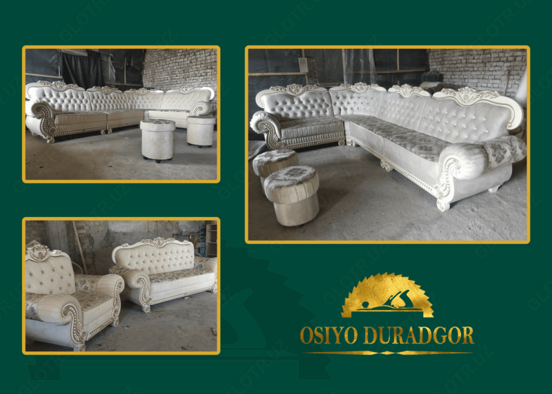 Toshkentda buyurtma berish uchun yumshoq mebel burchagi