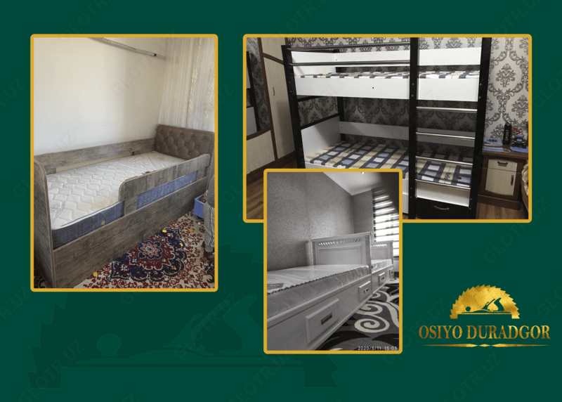 детский двухъярусный кровать в стиле лофт на заказ - 7 777 777 777 сум