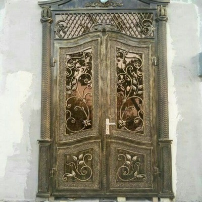 Кованые ворота №14 - от 1 300 000 сум / кв.м