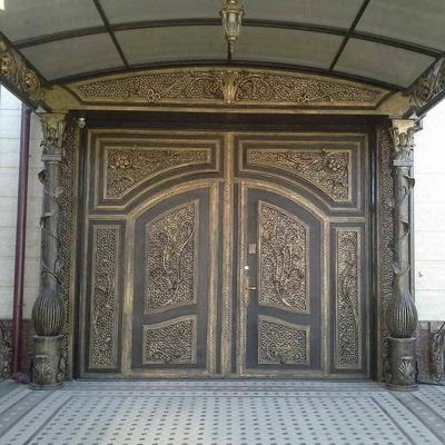 Кованые ворота №23 - от 1 300 000 сум / кв.м