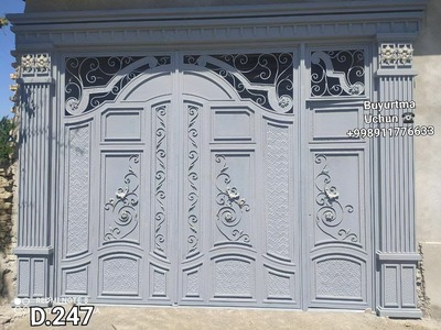 Кованые ворота №28 - от 1 300 000 сум / кв.м