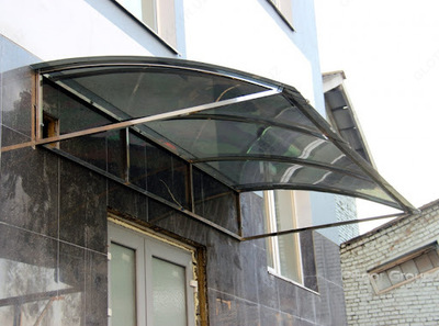 Услуга по изготовлению козырьков из нержавейки