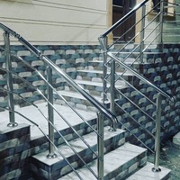 Услуга по изготовлению перил для наружных лестниц нержавейки