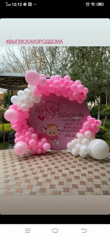  Оформление встреч из роддома / Праздничная выписка из роддома - Праздничное оформление