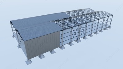 Строительство заводов, ангаров, цехов, из металлоконструкции и сэндвич панелей под ключ!