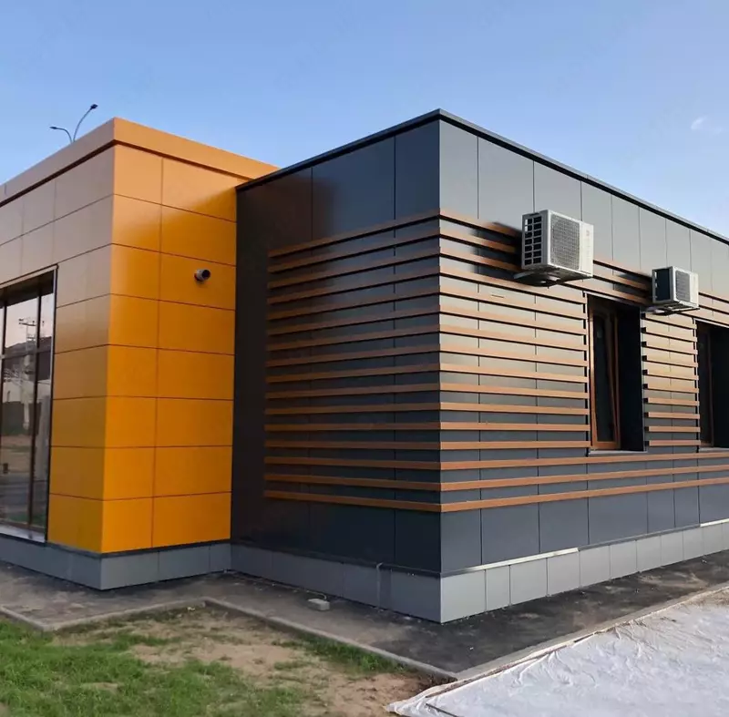 Обшивка фасада Алюкабондом Туникабондом Травертином по всему Узбекистану - 83 742.6 сум