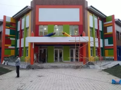 Обшивка фасада Алюкабондом Туникабондом Травертином по всему Узбекистану