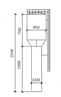 водонапорная башня V=50v3 H=15м