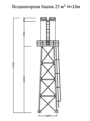 Suv minorasi 25 m3 H=12m