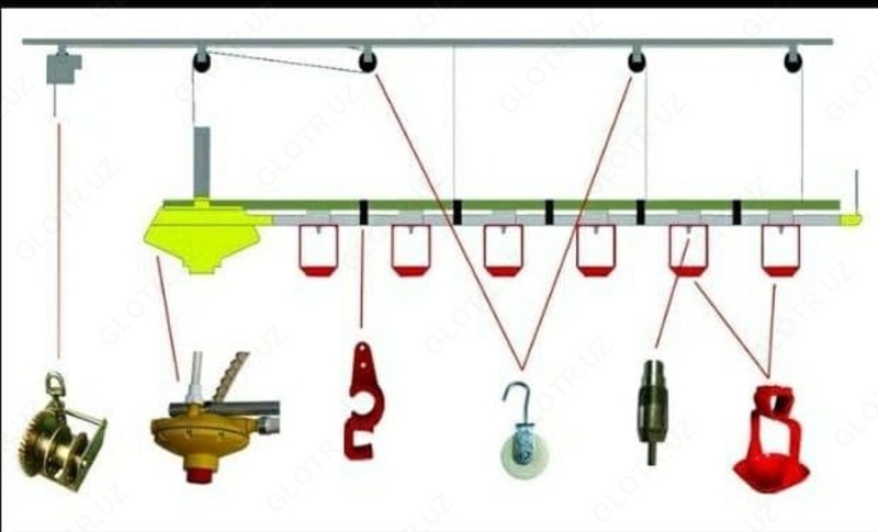 Tovuq do'koni uchun 5 tonnalik vinch - по запросу