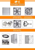 Tovuq dokoni uchun fan hajmi 1380x1380 380kv Xitoy