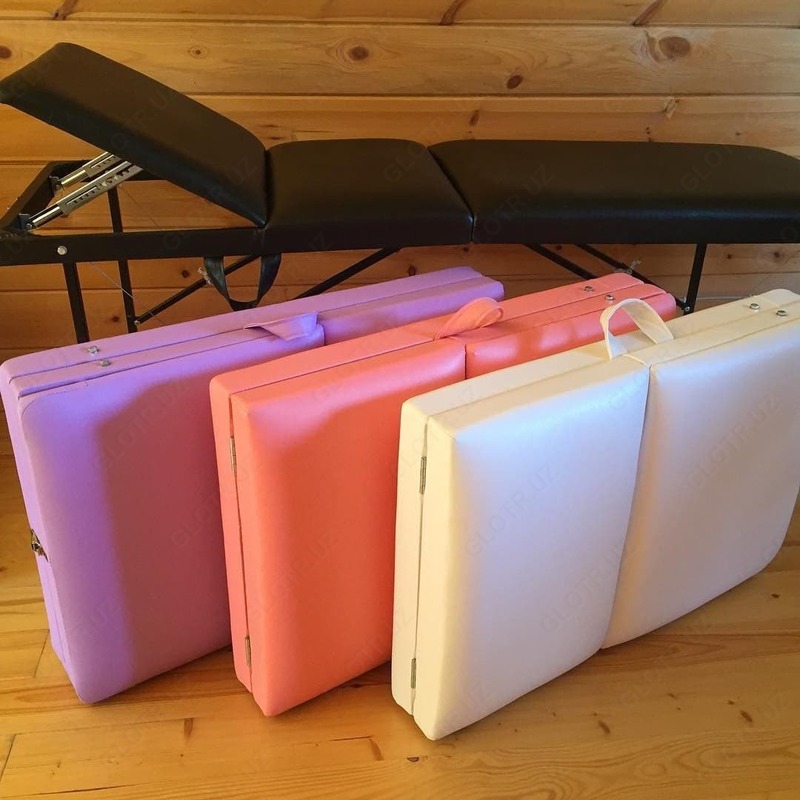 Buklanadigan massaj stoli qora