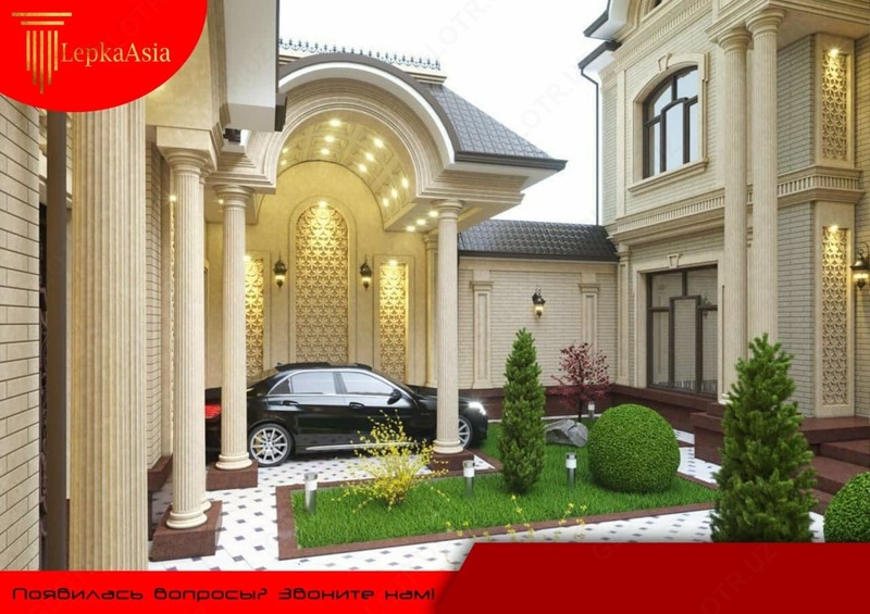 Lepka gipslari Fasad patalok ramka Modeling Pulls Stucco kalıplama ustunlari Gips fasad - 15 so'm