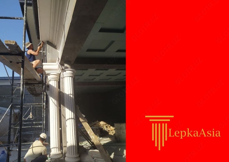 фибробетон Декор фасада fibrobeton фебрабетон калонна балясина карнизв - 15 сум