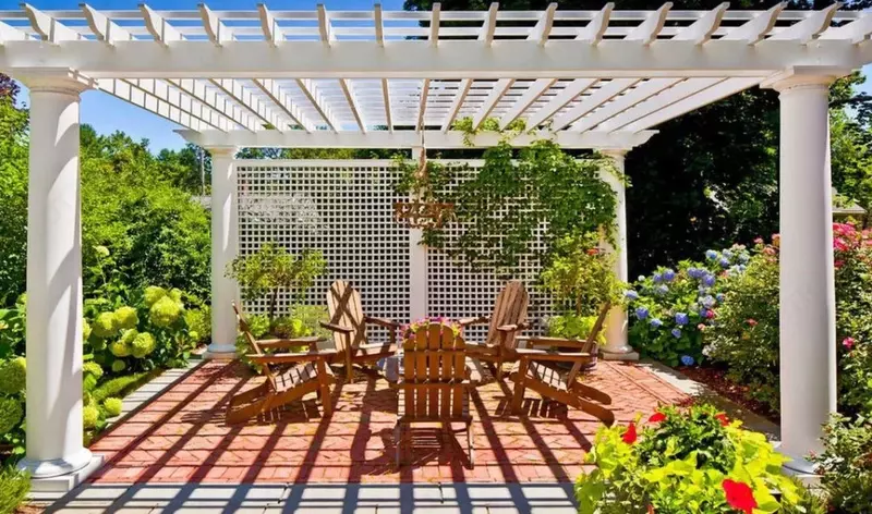 Установка биоклиматических пергол