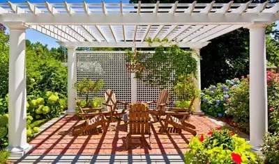 Установка биоклиматических пергол