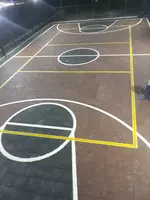 Резиновая плитка для баскетбольных площадок арт 01