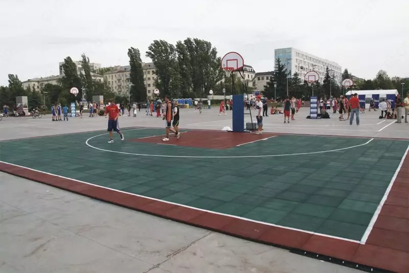 Basketbol maydonlari uchun kauchuk plitkalar Art 05