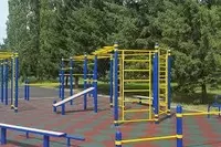 Резиновая плитка для спортивных площадок арт 002