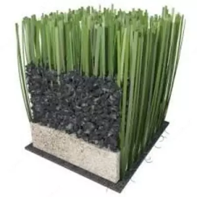 Чёрная резиновая гранула