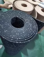 Рулонное резиновое покрытие для пола