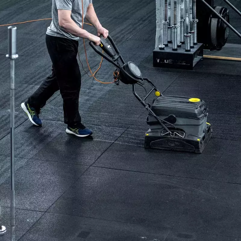 Резиновые плиты "Rubber Max Sport" для фитнес клубов и зон кроссфита (490 х 490 х 25 мм) Покрытия спортплощадок