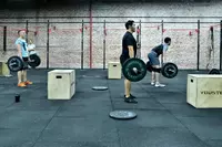 Резиновые плиты "Rubber Max Sport" для фитнес клубов и зон кроссфита (1000 х 1000 х 20 мм) ООО "Rubber Max"